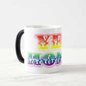 Ja Homo-verwandelnde Tasse (Vorderseite Links)