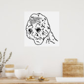 Ja Honey Wojak Meme Poster (Küche)