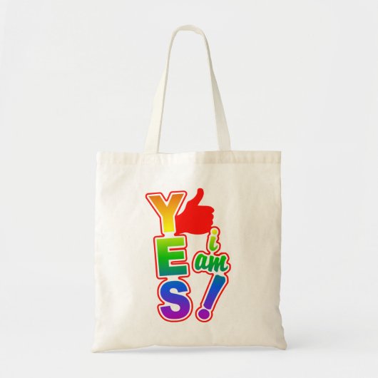 JA I AM bag - Stil & Farbe wählen Tragetasche (Vorne)