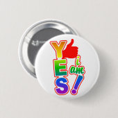 JA I AM button (Vorne & Hinten)
