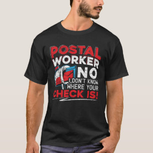 Ja I bin Postarbeiter Mailman Postman T-Shirt