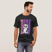 Ja, ICH BIN 9 Panda Thema 9. Py T-Shirt (Vorne ganz)