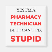 Ja, ich bin Apothekerin, aber ich kann nicht 2 rep Magnet (Vorne)