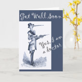 Ja, ich bin Arzt Karte (Gelbe Blume)