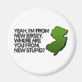 Ja, ich bin aus New Jersey. Magnet (Vorne)