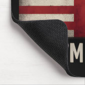 Ja, ich bin beide amerikanische britische Flaggen Mousepad (Ecke)