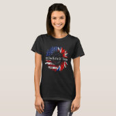 Ja, ich bin beide halb Amerikaner, halb Englisch D T-Shirt (Vorne ganz)