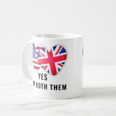 Ja, ich bin beides – Citizenship Day  Kaffeetasse (Vorderseite Links)
