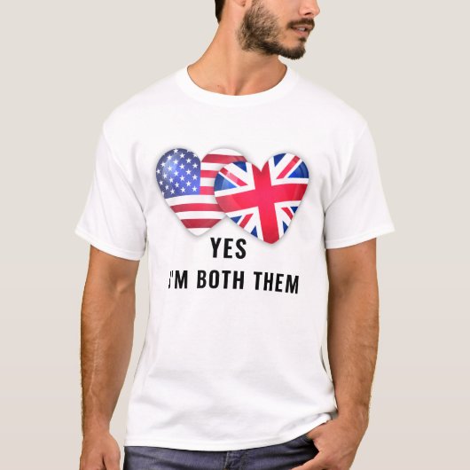 Ja, ich bin beides – Citizenship Day T-Shirt (Vorderseite)