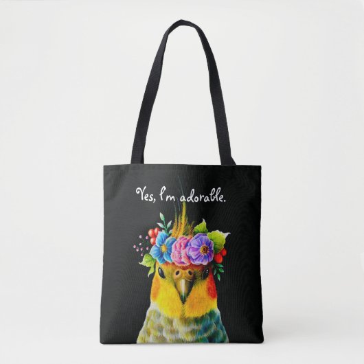 Ja, ich bin bezaubernd. tasche (Vorderseite)