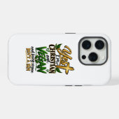 Ja, ich bin Christ und Veganer… iPhone Hülle (Rückseite (Horizontal))