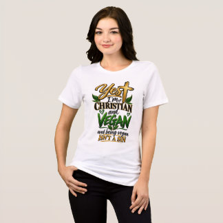 Ja, ich bin Christ und Veganer… Tri-Blend Shirt