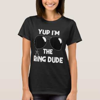 Ja, ich bin der Ring Typ Ring Bearer Wedding Ring T-Shirt