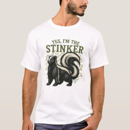 Ja, ich bin der Stinker - Funny Skunk Design T-Shirt