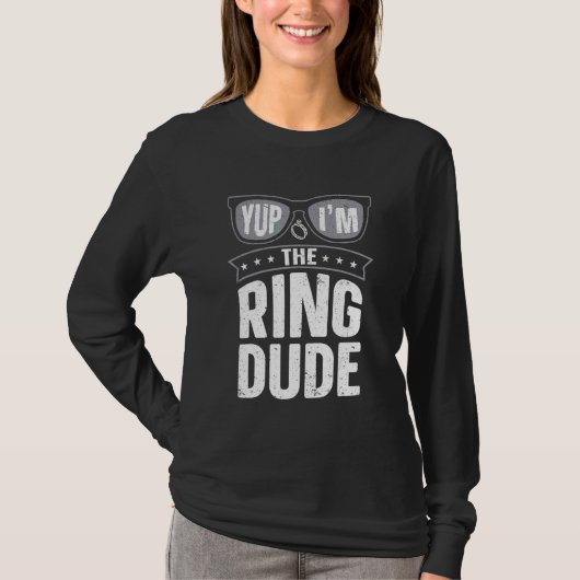 Ja, ich bin die Ring Typ Bear Hochzeit T-Shirt (Vorderseite)