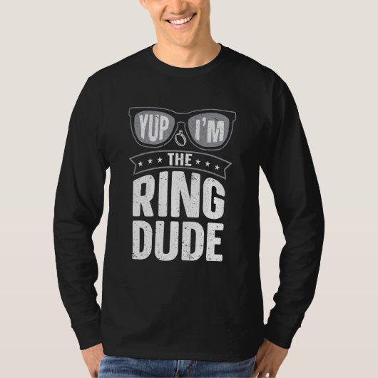 Ja, ich bin die Ring Typ Bear Hochzeit T-Shirt (Vorderseite)
