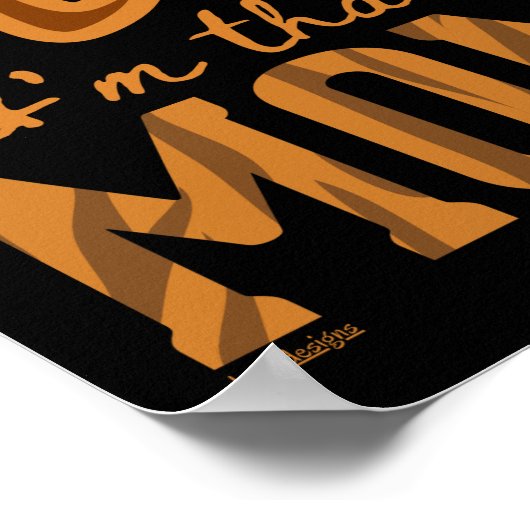 JA, ICH BIN DIESE MAMA, die lustige Geschenkidee d Poster (Ecke)