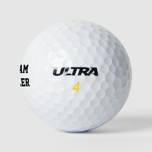Ja, ich bin ein Baller Golfball (Logo)