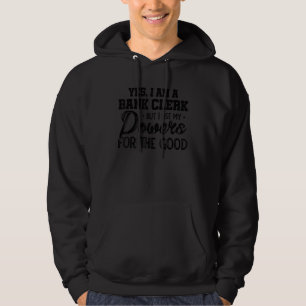 Ja, ich bin ein Bankangestellter, aber ich nutze m Hoodie