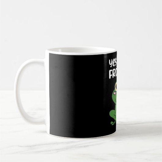 Ja, ich bin ein Frosch-Vater Kaffeetasse (Links)