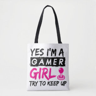 Ja, ich bin ein Gamer Girl Gaming Girl Tasche