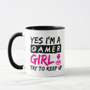 Ja, ich bin ein Gamer Girl Gaming Girl Tasse