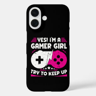 Ja, ich bin ein Gamer Girl Lustiges Videogamer-Ges iPhone 16 Hülle