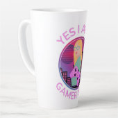 JA, ICH BIN EIN GAMER-MÄDCHEN MILCHTASSE (Linke Ecke)