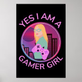 JA, ICH BIN EIN GAMER-MÄDCHEN POSTER (Vorne)