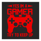 JA, ICH BIN EIN GAMER POSTER (Vorderseite)