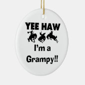 Ja, ich bin ein grauenvoller T - Shirt und Geschen Keramik Ornament (Rechts)