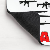 Ja, ich bin ein Hoarder (ich besitze viele Waffen) Mousepad (Ecke)