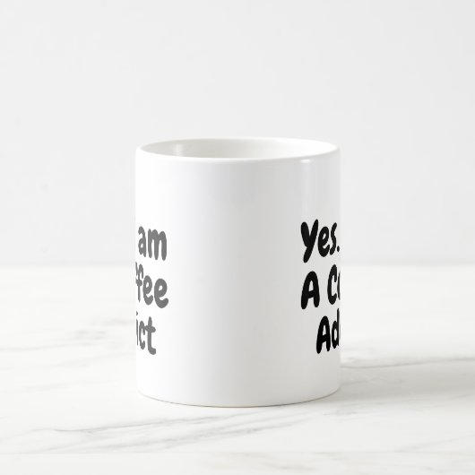 Ja. Ich bin ein Kaffeepatikant Kaffeetasse (Mittel)