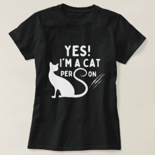 JA, ich bin ein Katzenmensch T-Shirt