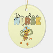 JA, ich bin ein Krankenpfleger-T - Shirt und Gesch Keramik Ornament (Links)