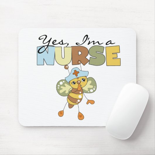JA, ich bin ein Krankenpfleger-T - Shirt und Gesch Mousepad (Mit Mouse)