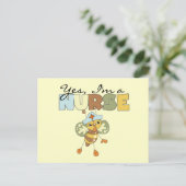 JA, ich bin ein Krankenpfleger-T - Shirt und Gesch Postkarte (Stehend Vorderseite)