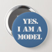 Ja. Ich bin ein Modell Button (Vorne & Hinten)