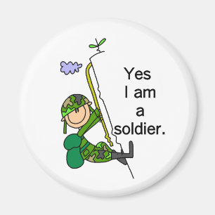 Ja, ich bin ein Soldat Magnet