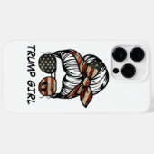 Ja, ich bin ein Trump-Mädchen, das sich darüber hi Case-Mate iPhone Hülle (Rückseite (Horizontal))
