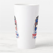 Ja, ich bin ein Trump-Mädchen, das sich darüber hi Milchtasse (Vorderseite)