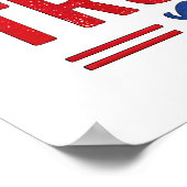 Ja, ich bin ein Trump-Mädchen, das sich darüber hi Poster (Ecke)