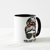 Ja, ich bin ein Trump-Mädchen, das sich darüber hi Tasse (VorderseiteRechts)