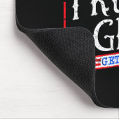 Ja, ich bin ein Trump-Mädchen, das Trumps Geschenk Mousepad (Ecke)
