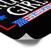 Ja, ich bin ein Trump-Mädchen, das Trumps Geschenk Poster (Ecke)
