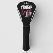 Ja, ich bin ein Trump-Mädchen ohne Entschuldigunge Golf Headcover (Vorderseite)