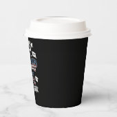 Ja, ich bin ein Trump-Mädchen ohne Entschuldigunge Pappbecher (Links)