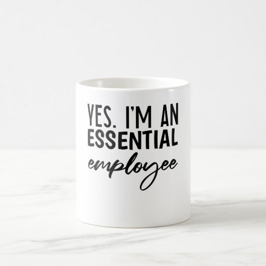 Ja, ich bin ein wichtiger Mitarbeiter Kaffeetasse (Mittel)