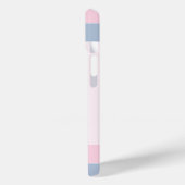 Ja, ich bin eine Cat-Mama, rosa und blau gestreift Case-Mate iPhone Hülle (Rückseite / Links)