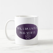 Ja, ich bin eine Hexe, behandle sie! Kaffeetasse (Links)